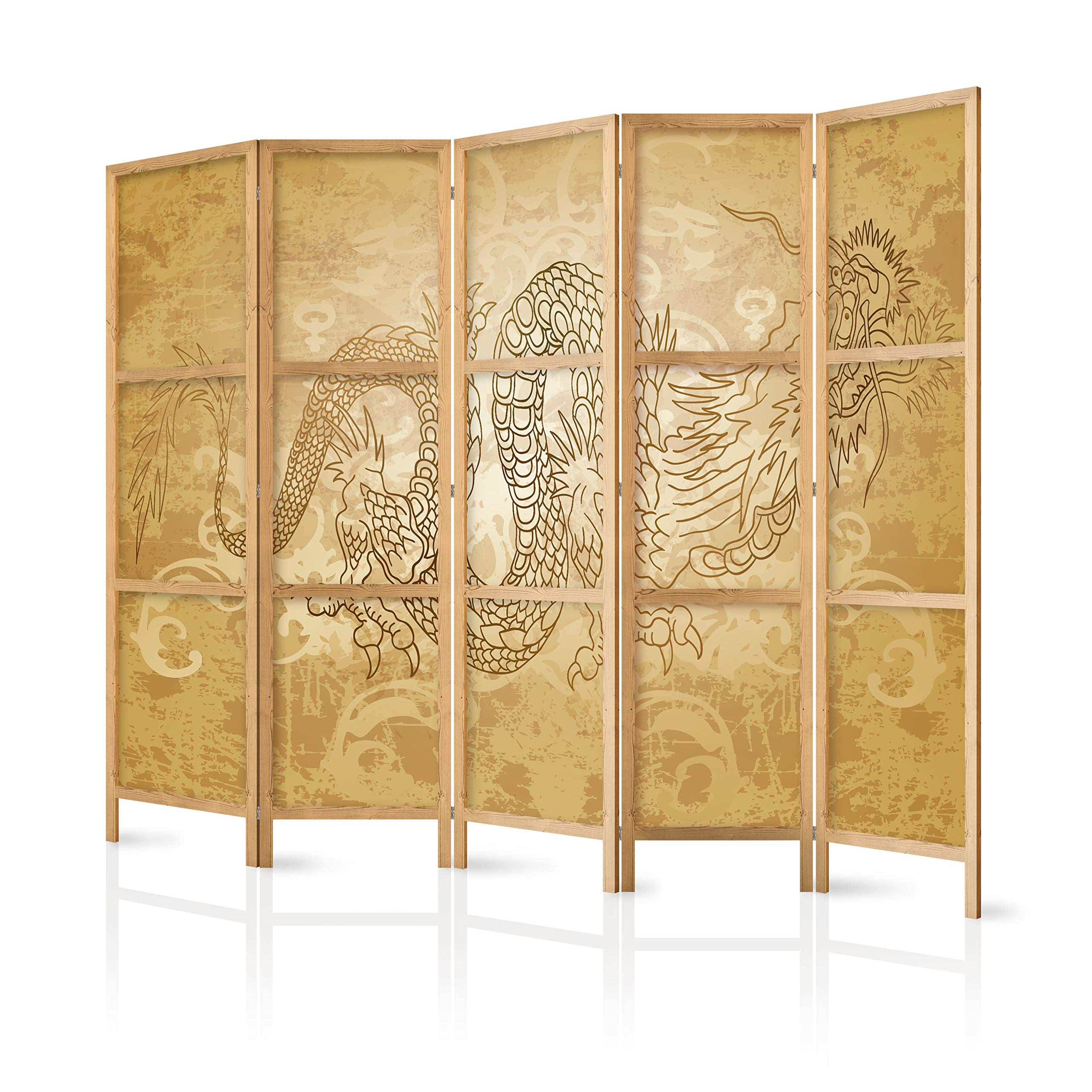 Amazon.com: artgeist Japanese Room Divider XXL Dragon 90 x 67 in